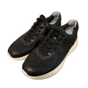 Everlane The Trainer black leather sneakers size 7 women’s